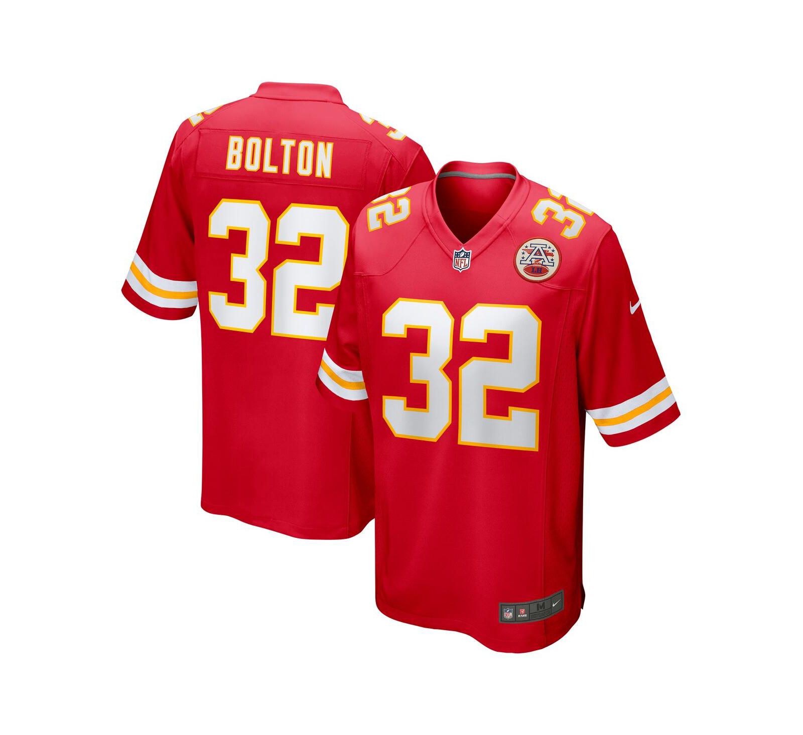 Мужская джерси Nike Nick Bolton Red Kansas City Chiefs Game