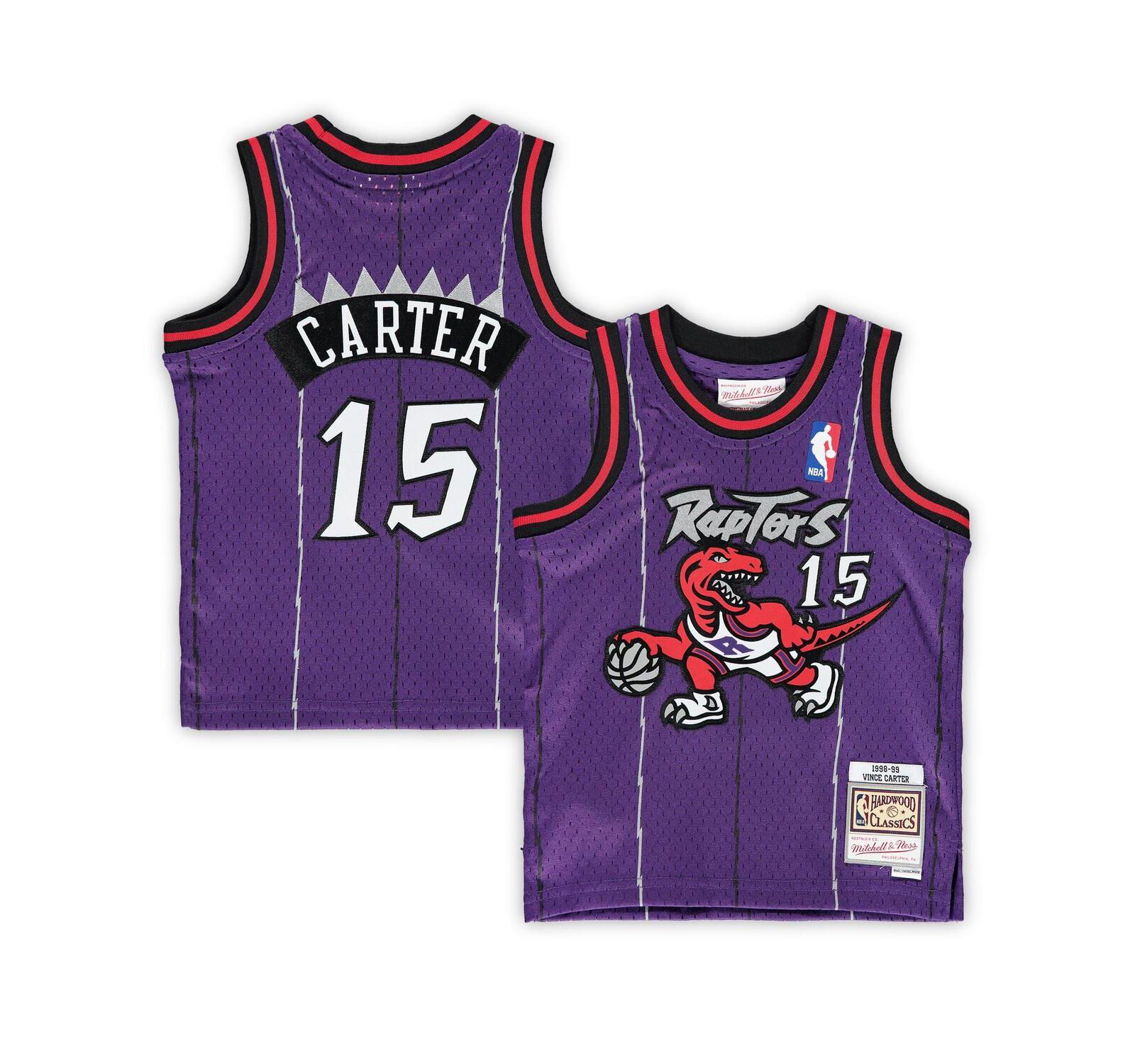 Детская джерси Mitchell & Ness Vince Carter Toronto Raptors 1998/99 Hardwood Classics Retired Player Purple