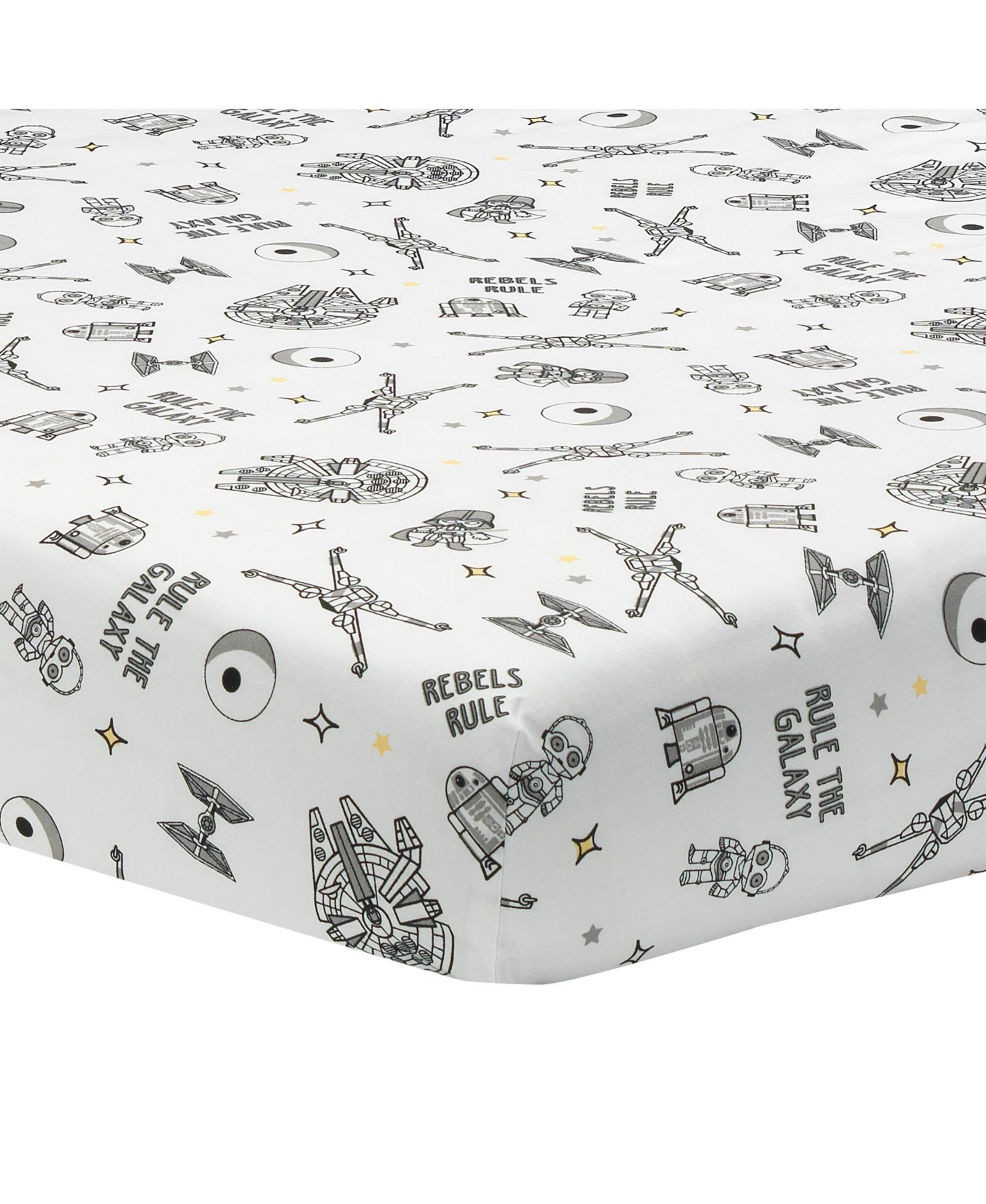 Lambs & Ivy Lambs and Ivy Star Wars Signature Rebels Rule Cotton Fitted Crib/Toddler Sheet