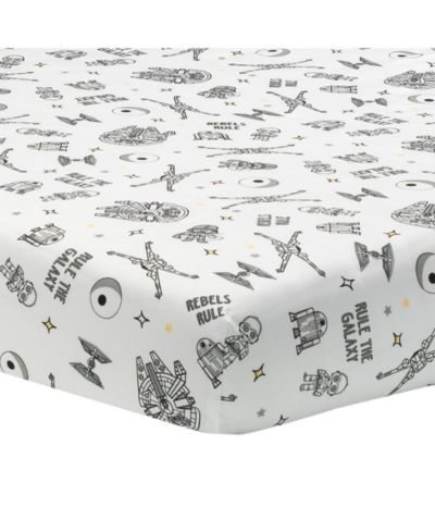 Lambs & Ivy Lambs and Ivy Star Wars Signature Rebels Rule Cotton Fitted Crib/Toddler Sheet