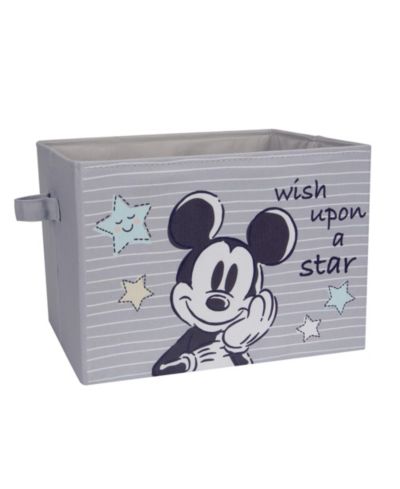 Lambs & Ivy Disney Mickey Mouse Foldable Storage Bin with Handles