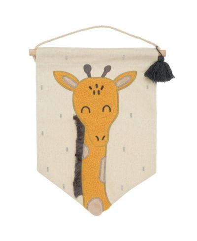 Детский настенный декор Lambs & Ivy Giraffe Canvas Banner Yellow