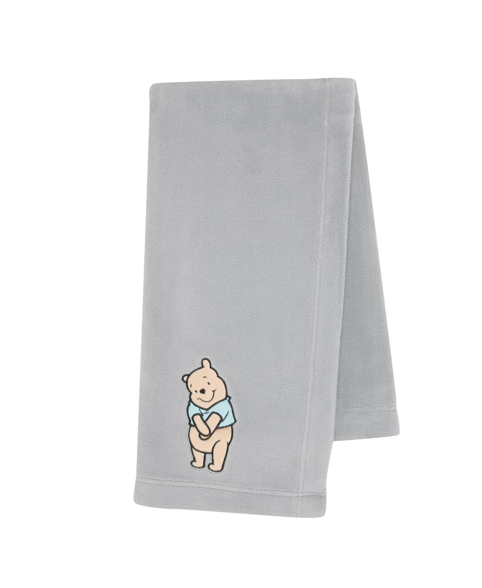 Мягкое флисовое одеяло Lambs & Ivy Disney Winnie the Pooh, Gray