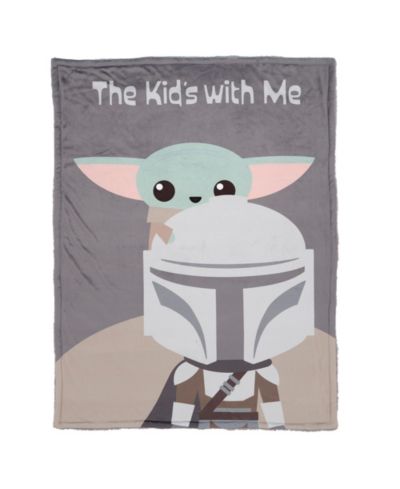 Lambs & Ivy Детское одеяло Star Wars Grogu/The Child/Baby Yoda