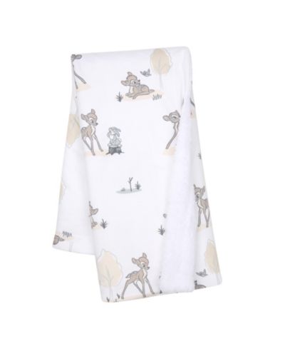 Lambs & Ivy Детский плед с оленями Disney Bambi & Thumper из мягкого флиса