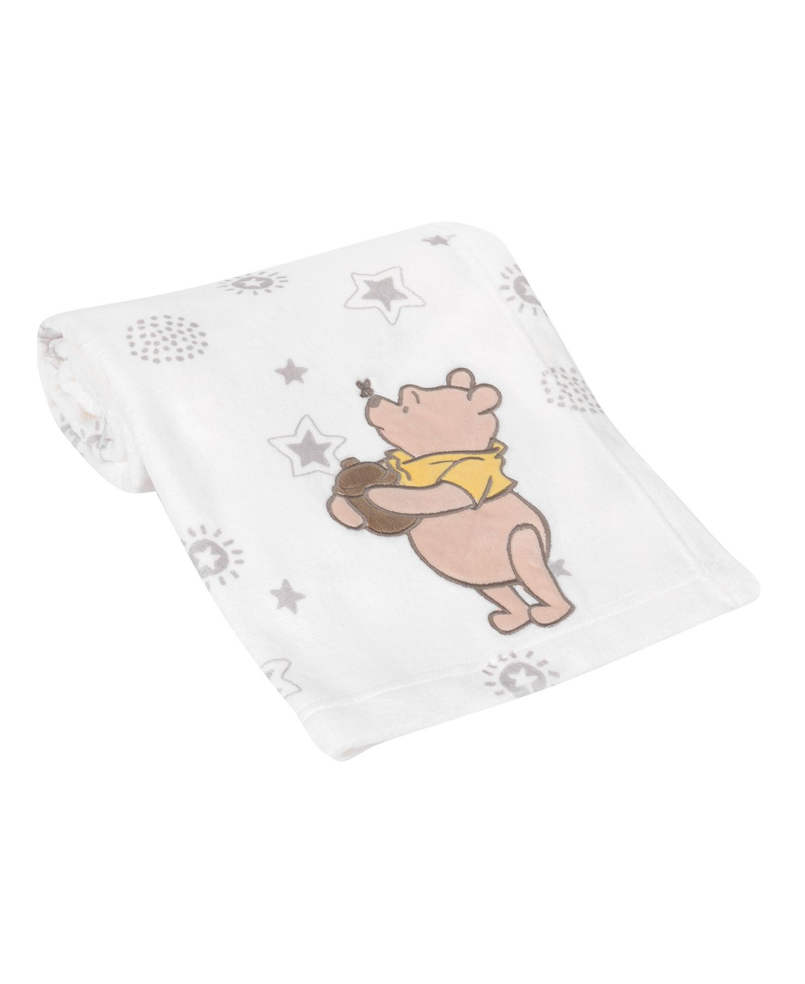 Lambs & Ivy Детское одеяло Disney Winnie the Pooh из кремового флиса