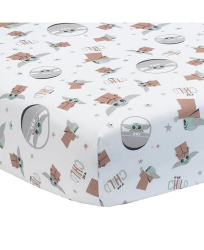 Lambs & Ivy Lambs and Ivy Star Wars Mandalorian The Child/Baby Yoda/Grogu Fitted Crib Sheet