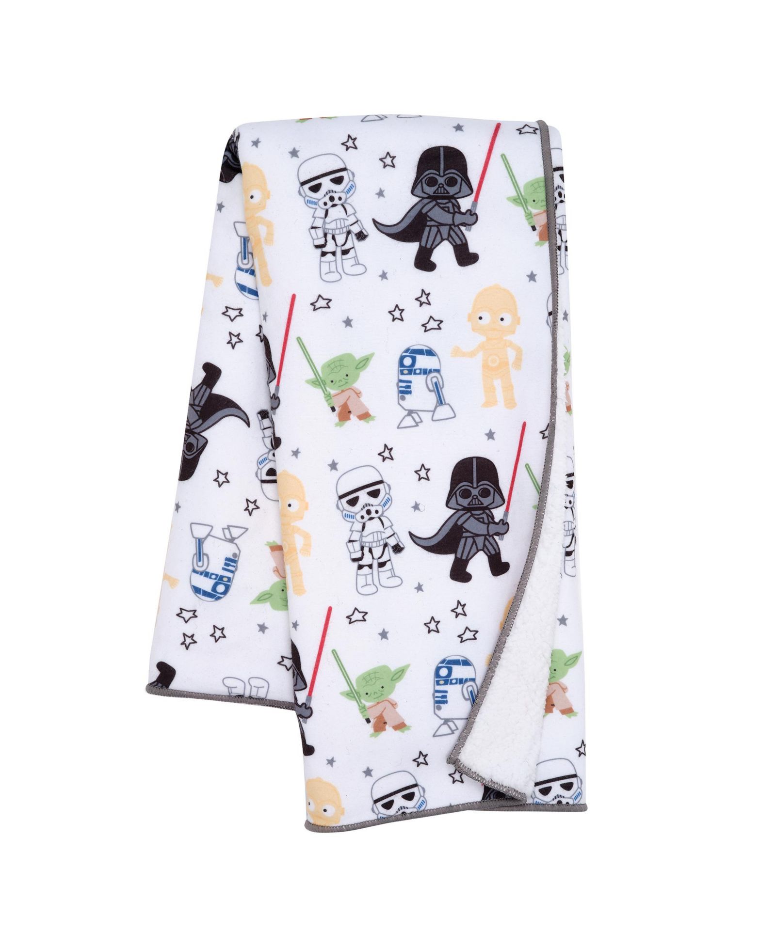 Lambs & Ivy Star Wars флисовое одеяло для малышей