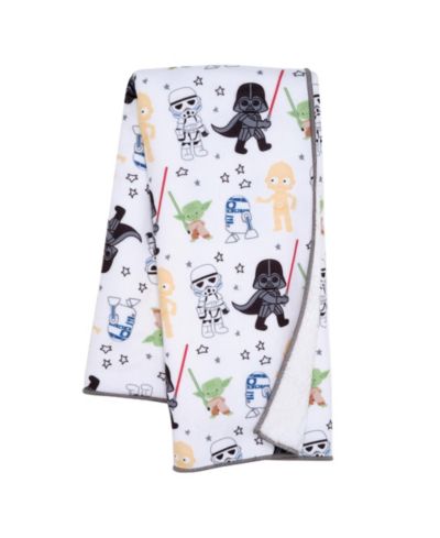 Lambs & Ivy Star Wars флисовое одеяло для малышей