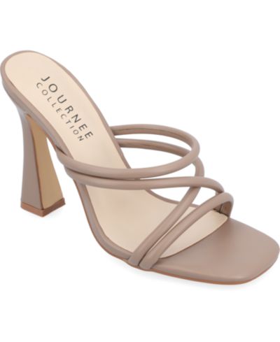 Journee Collection Women's Louisse Crisscross Slip-On Sandals