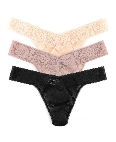 Hanky Panky Женский кружевной комплект нижнего белья Thong 3 шт.