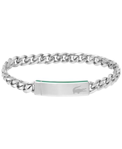 Lacoste Мужской браслет из нержавеющей стали Box Chain