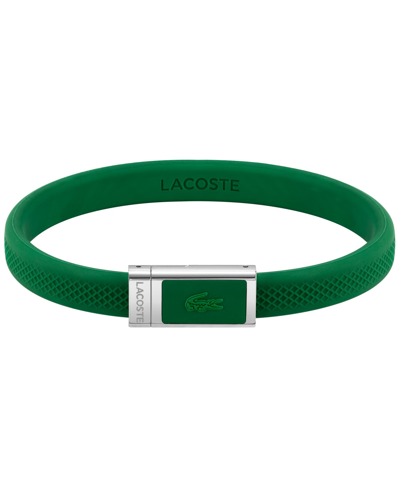 Мужской силиконовый браслет Lacoste