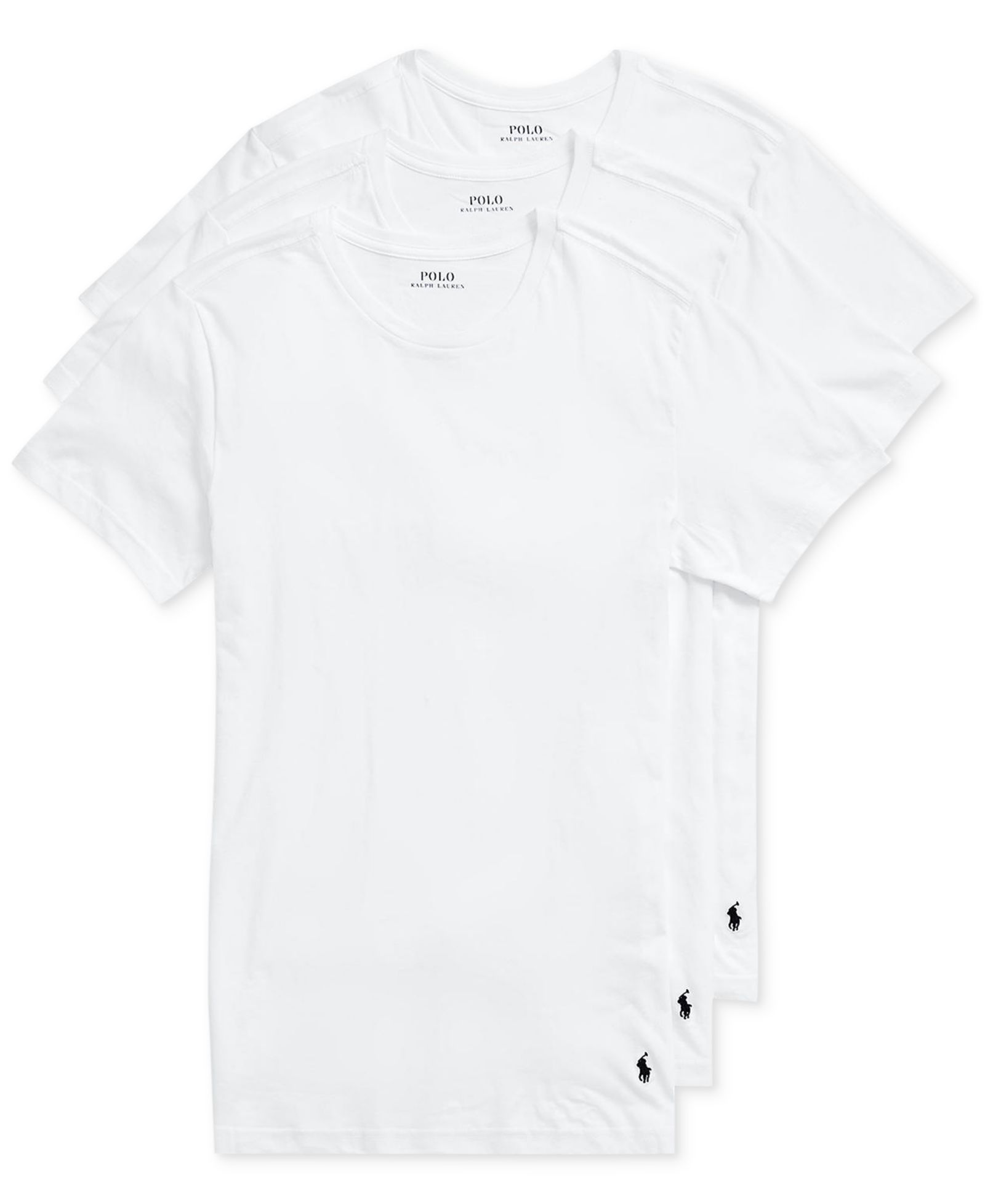 Мужская футболка Polo Ralph Lauren Slim Fit Crewneck 3 шт.