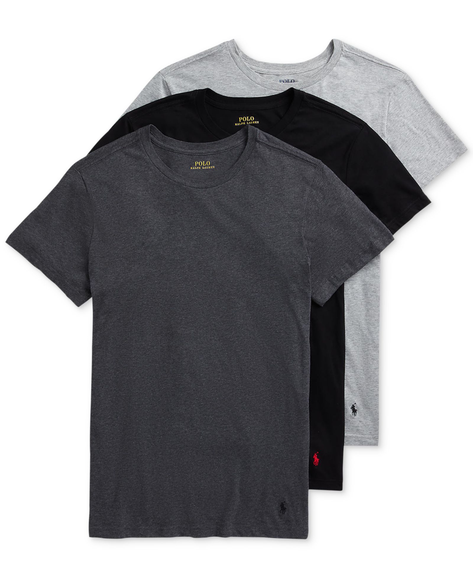 Polo Ralph Lauren Men's 3-Pack Slim Fit Crewneck Undershirt