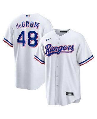 Men's Nike Jacob deGrom White Texas Rangers Home Replica Player Jersey