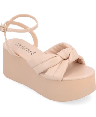 Journee Collection Women's Lailee Platform Wedge Sandals