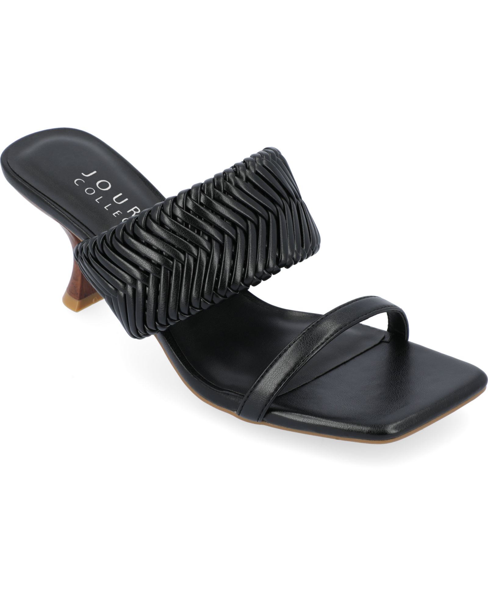 Женские сандалии Journee Collection Monyka Woven Double Band