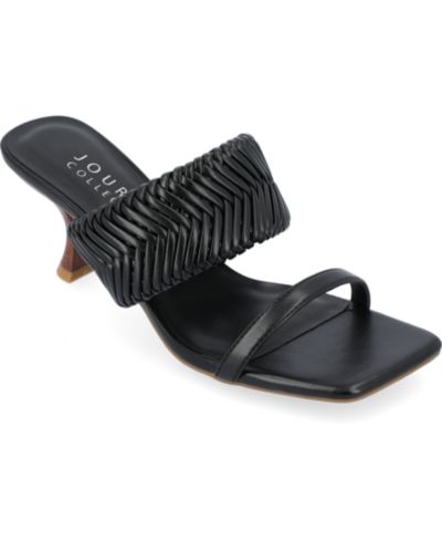 Женские сандалии Journee Collection Monyka Woven Double Band