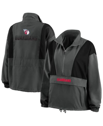 WEAR by Erin Andrews Женский жакет Cleveland Guardians с полумолнией