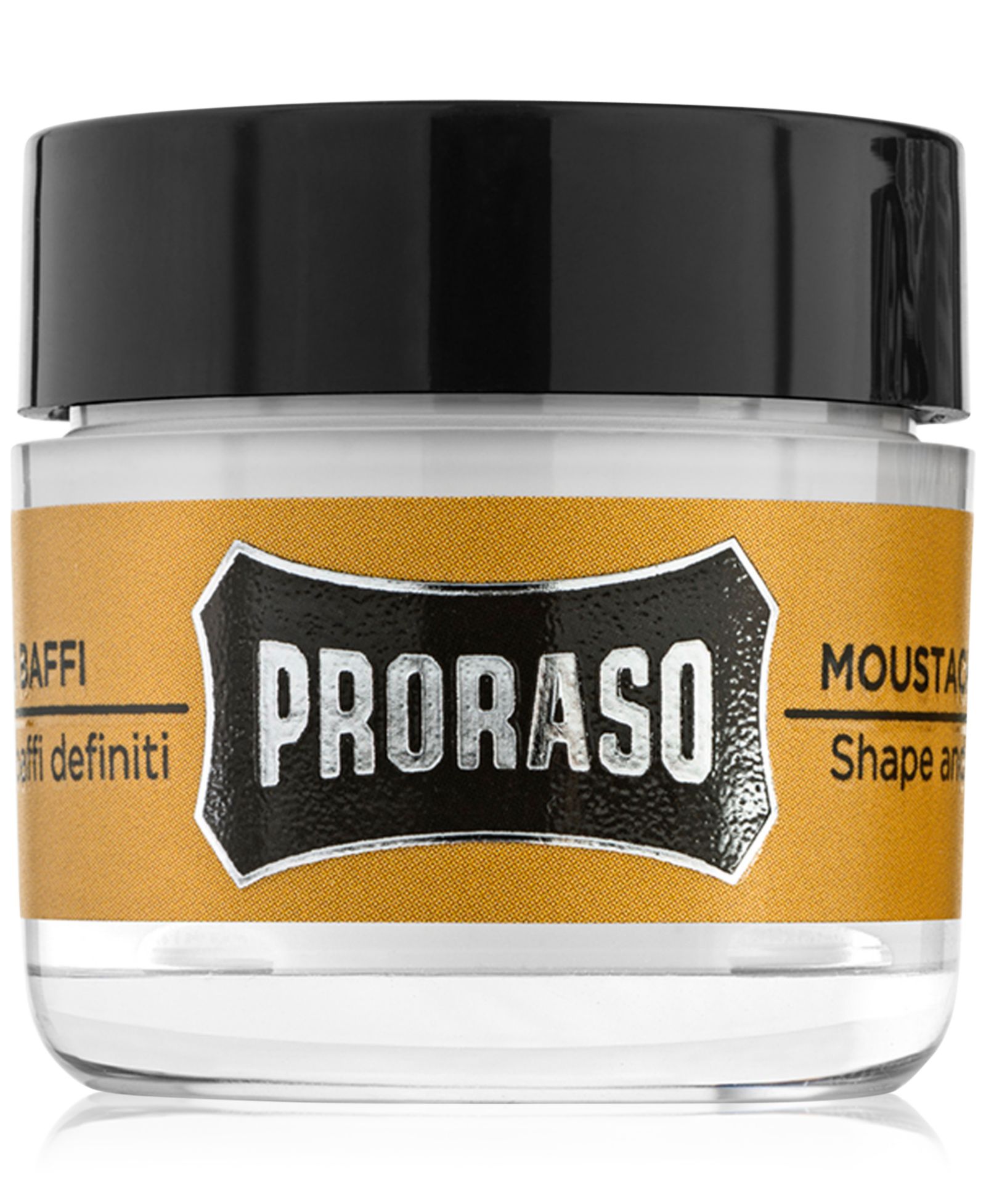 Proraso Moustache Wax - Wood & Spice Scent, 0.5 oz.