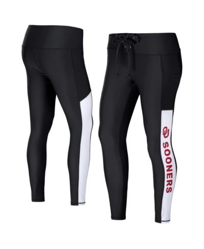 Женские трикотажные леггинсы WEAR by Erin Andrews Black Oklahoma Sooners
