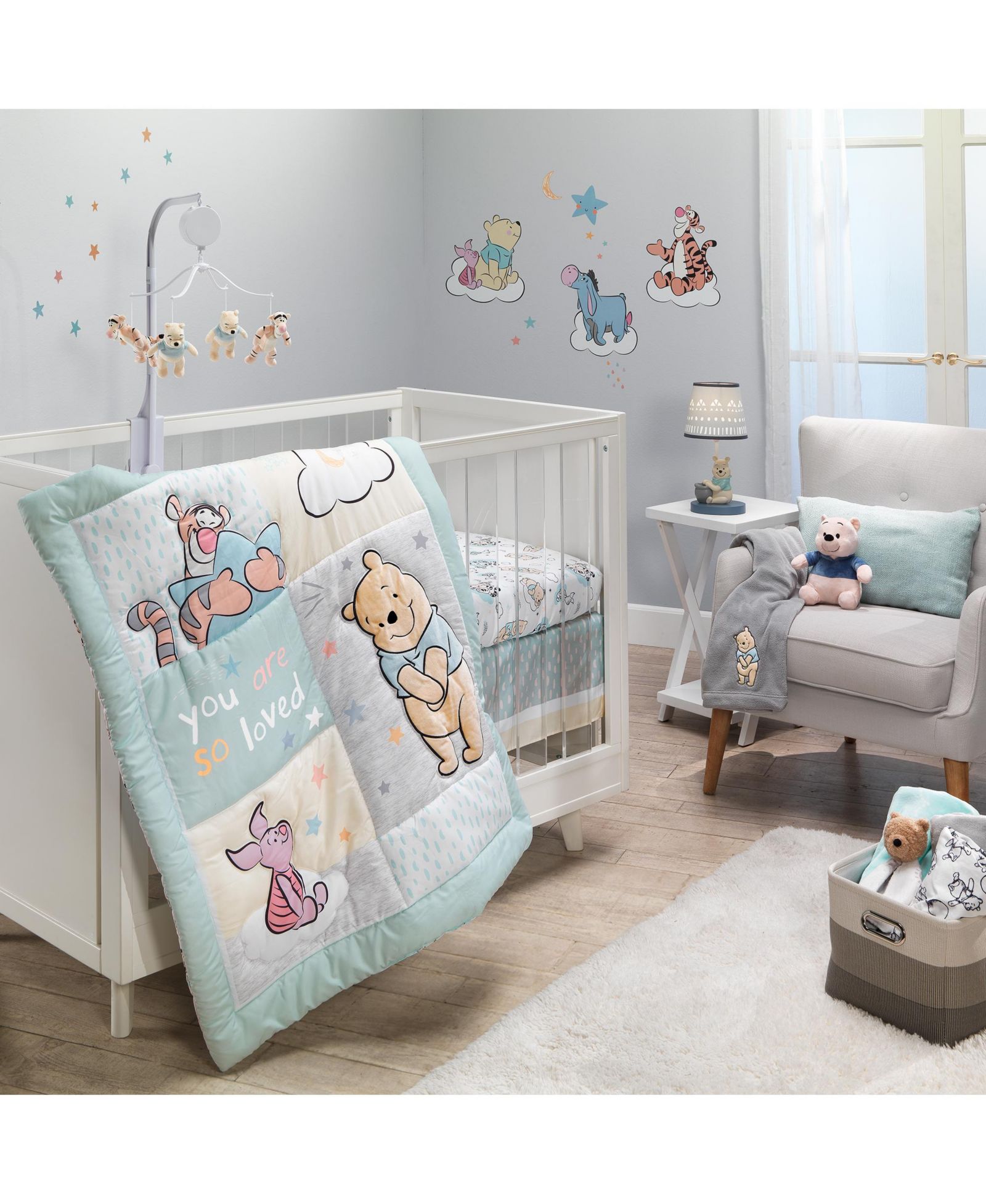 Комплект постельного белья Lambs & Ivy Disney Winnie the Pooh, 3 предмета