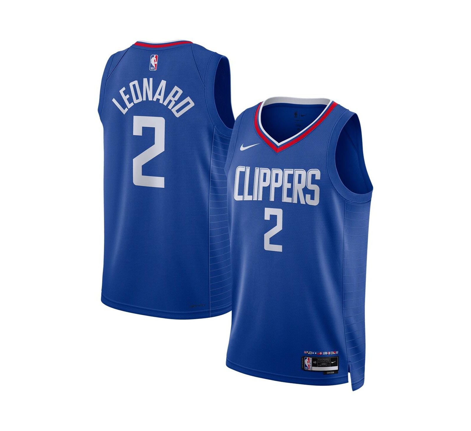 Men's and Women's Nike Kawhi Leonard Royal LA Clippers Swingman Jersey - Icon Edition