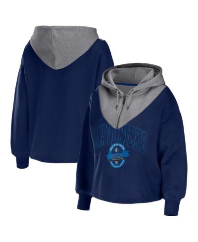 Женская толстовка WEAR by Erin Andrews Dallas Mavericks с молнией на четверть