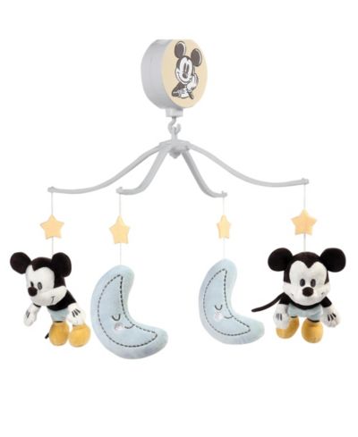 Lambs & Ivy Moonlight Mickey Musical Rotating Crib Mobile