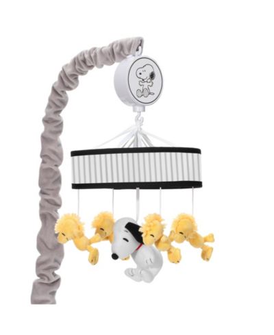Lambs & Ivy Classic Snoopy & Woodstock Musical Crib Mobile