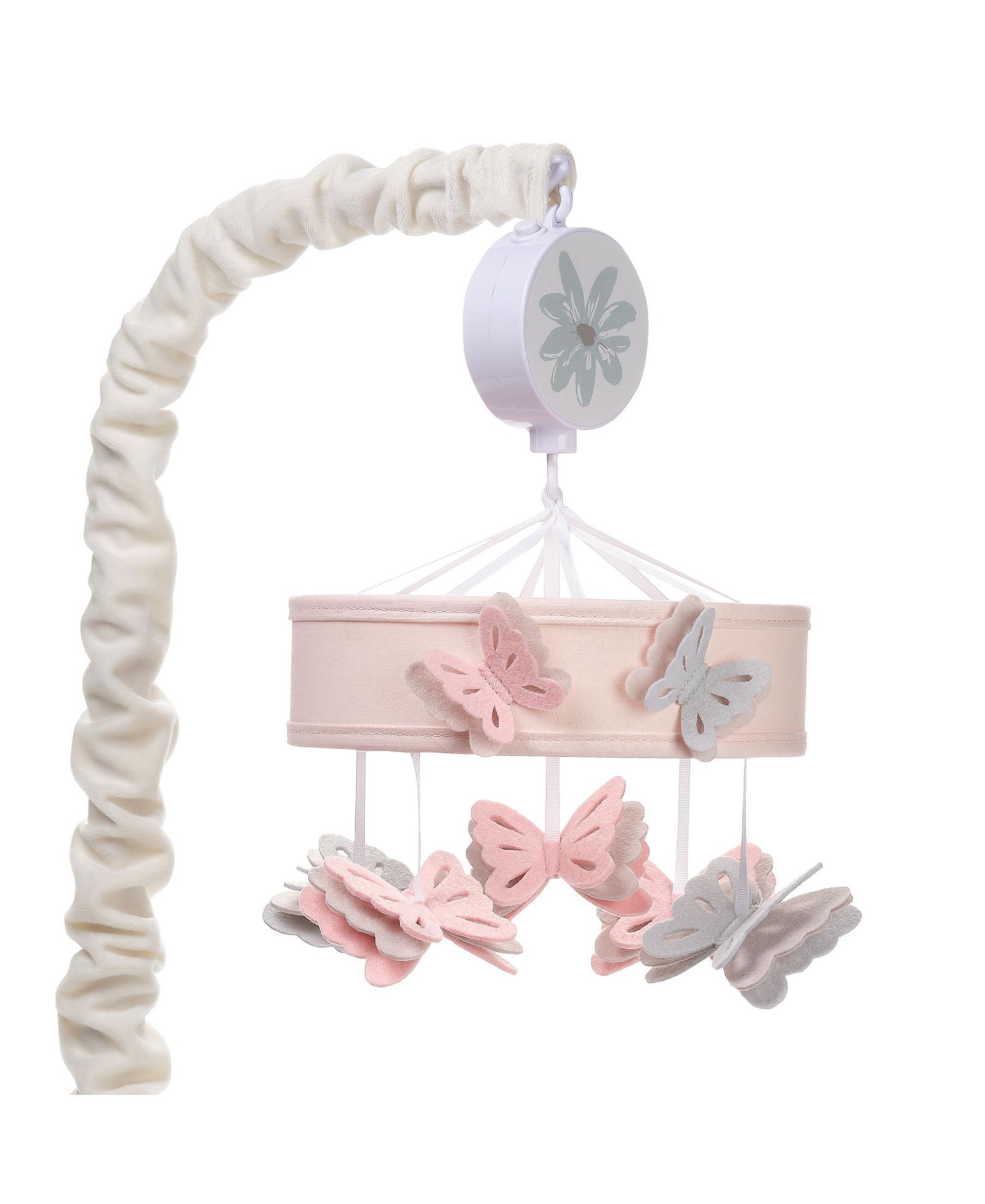 Музыкальная мобиль для детской кроватки Lambs & Ivy Baby Blooms Pink Butterfly