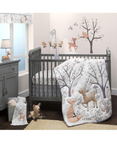 Bedtime Originals Набор постельного белья для детской кроватки, Gray