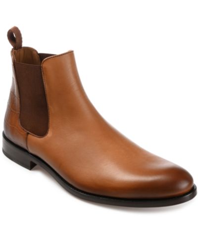 Мужские ботинки Taft Men's Hiro из кожи с тиснением под крокодила