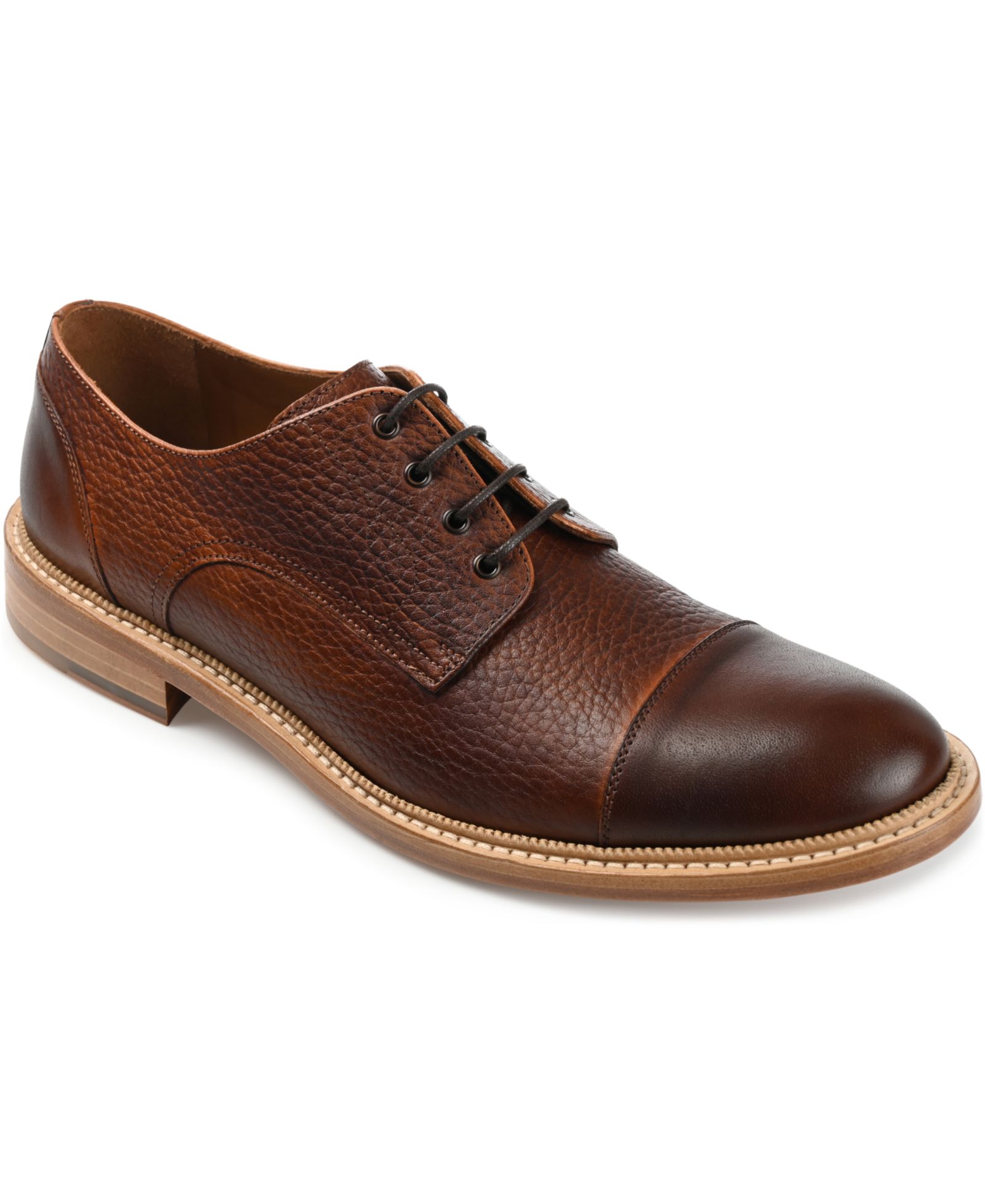 Мужские классические туфли Taft Men's Rome Full-Grain Leather Cap Toe