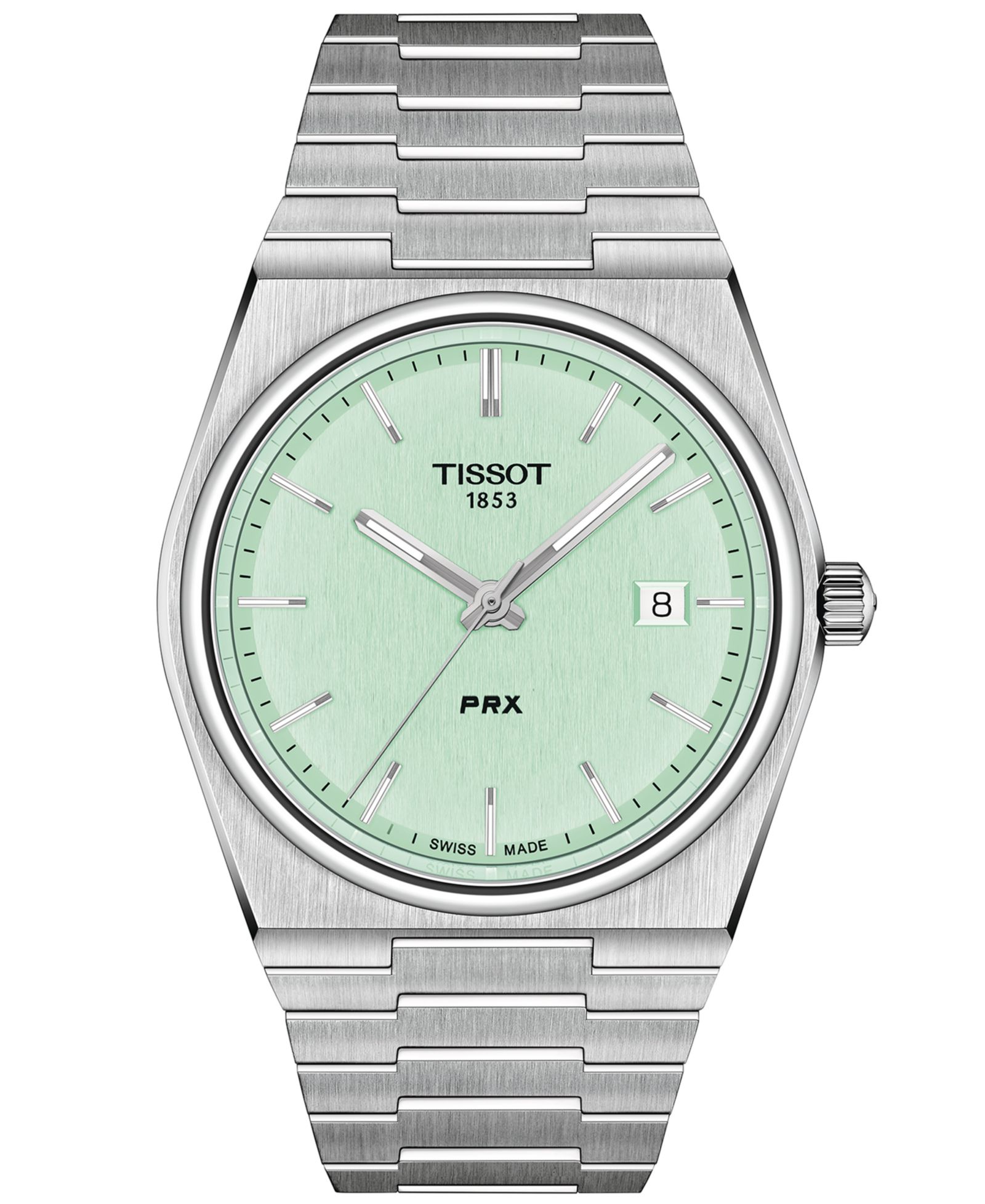 Мужские швейцарские часы Tissot PRX Stainless Steel Bracelet 40mm