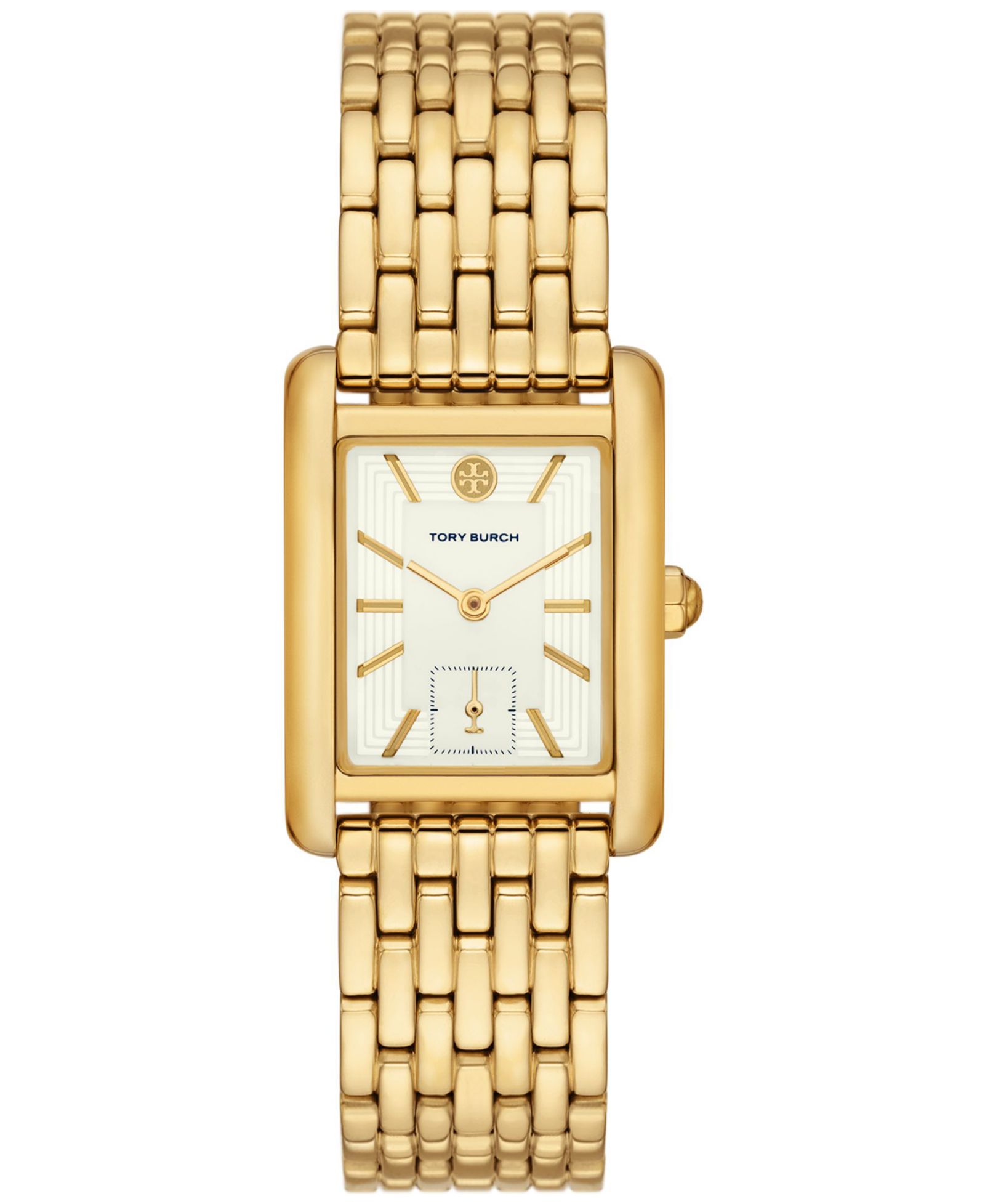 Tory Burch Women's Eleanor Gold-Tone Stainless Steel Bracelet Watch 34mm