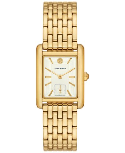 Tory Burch Women's Eleanor Gold-Tone Stainless Steel Bracelet Watch 34mm