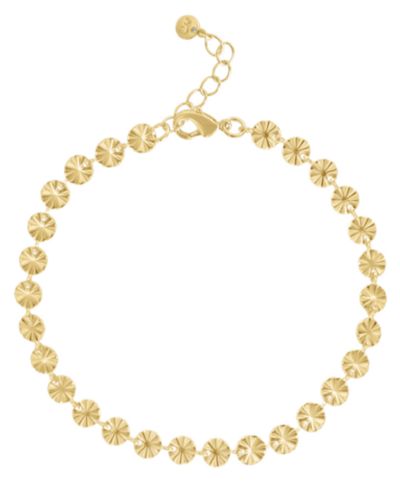 And Now This изящный браслет на ногу с позолотой 18K или серебряным напылением