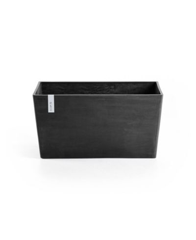 ECOPOTS Paris Durable Modern Plastic Rectangular Planter, 31.5in