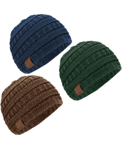 Комплект из 3 детских шапочек KeaBabies Warmzy