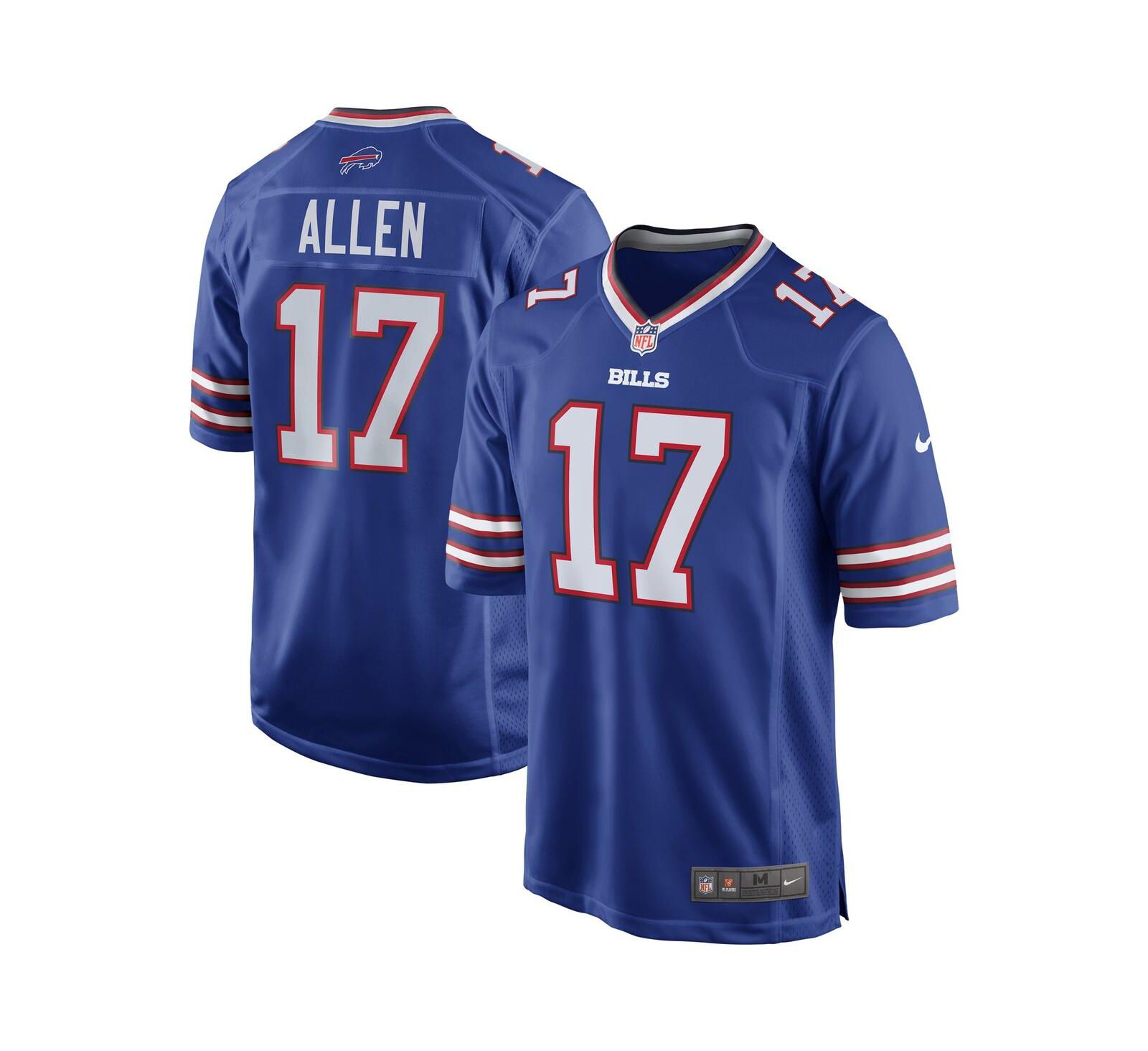 Nike Men's Josh Allen Buffalo Bills Team Game Player Jersey