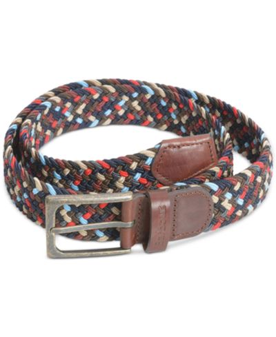 Мужской ремень Barbour Men's Ford Webbing с отделкой Faux-Leather