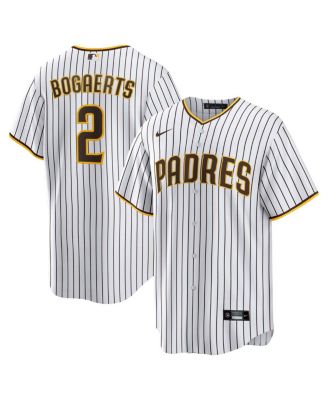 Мужская джерси Nike Xander Bogaerts White, Brown San Diego Padres Home Official Replica Player