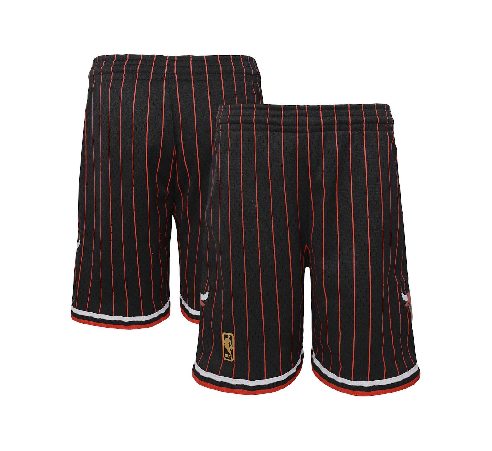 Детские шорты Mitchell & Ness Black Chicago Bulls Hardwood Classics Swingman