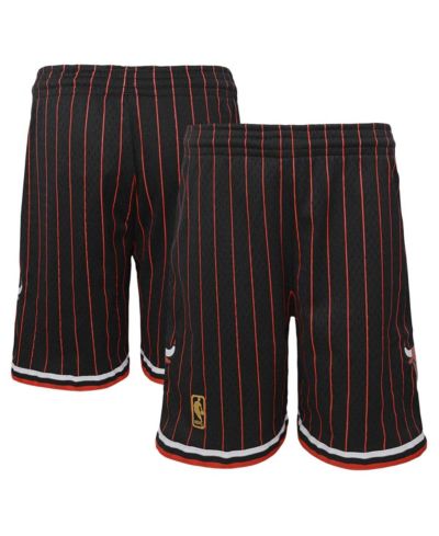 Детские шорты Mitchell & Ness Black Chicago Bulls Hardwood Classics Swingman