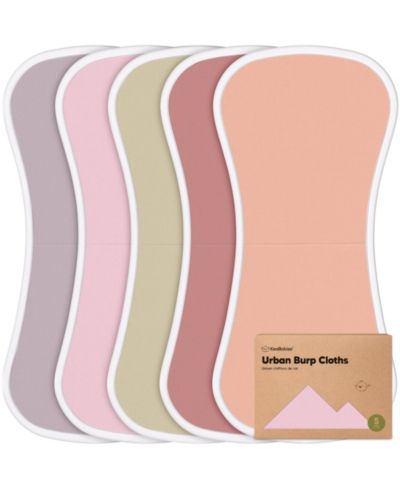 KeaBabies Kids Urban Baby Burp Cloths, Organic Burping Cloth for Babies, Burp Rags for Baby Girls, Boys