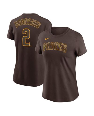 Женская футболка Nike Xander Bogaerts Brown San Diego Padres Name and Number