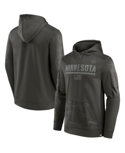 Fanatics Мужское худи OHT Military-Inspired Appreciation Guardian Olive Minnesota Golden Gophers