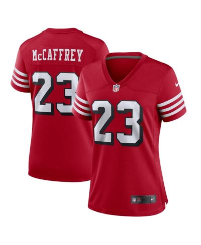 Женская джерси Nike Christian McCaffrey Scarlet San Francisco 49ers Alternate Game Player